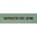 tapete mesa Bergeon 2.00 mm espesor