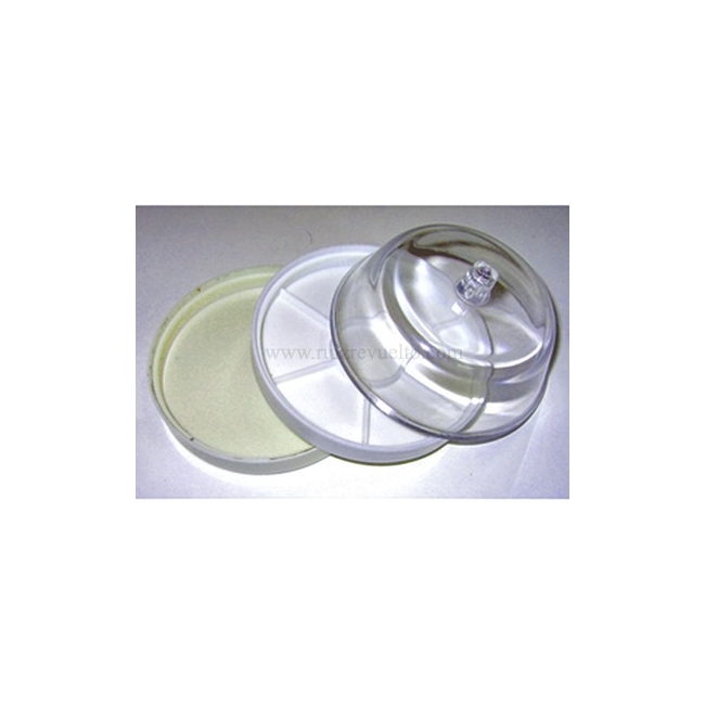 Campana con base y bandeja de 5 departamentos