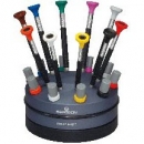 Juego 10 destornilladores ergonómicos en aluminio