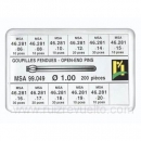 Surtido 200 pz horquilla de armis 1.00 mm dm