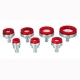 Juego 7 tases ventosa roja para fondos rosca