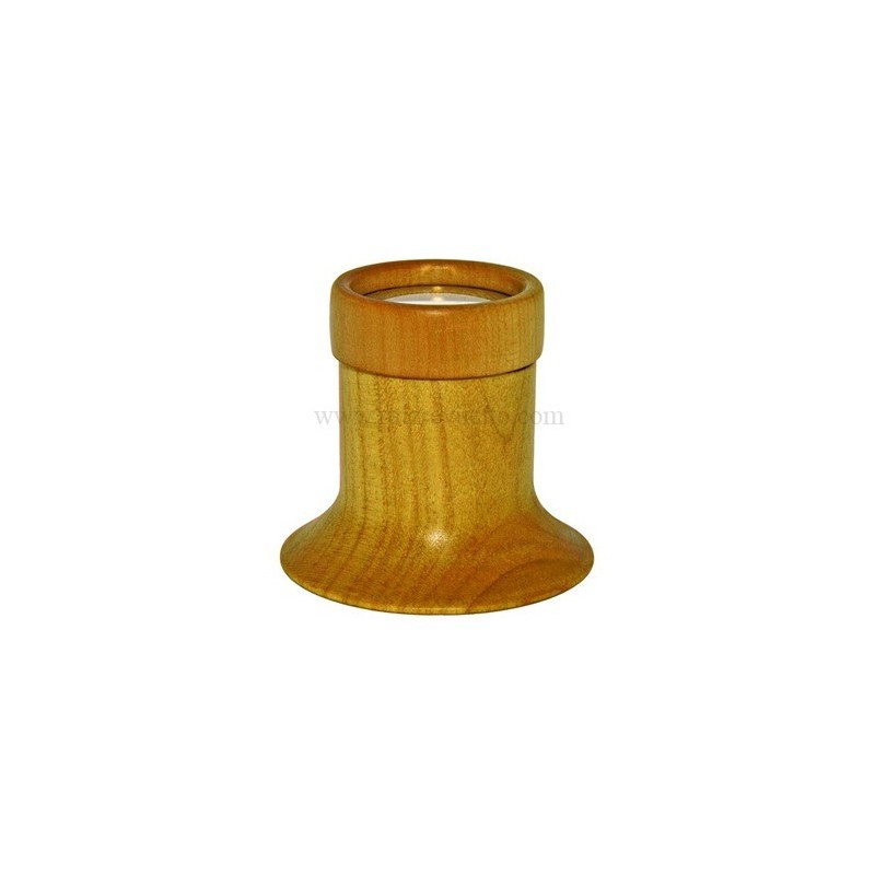 Lupa sencilla madera tono cerezo
