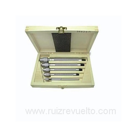 mandriles cromo juego 5 piezas