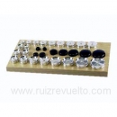 tases Bergeon 5500-A1 para poner cristales surtido 30 pzas