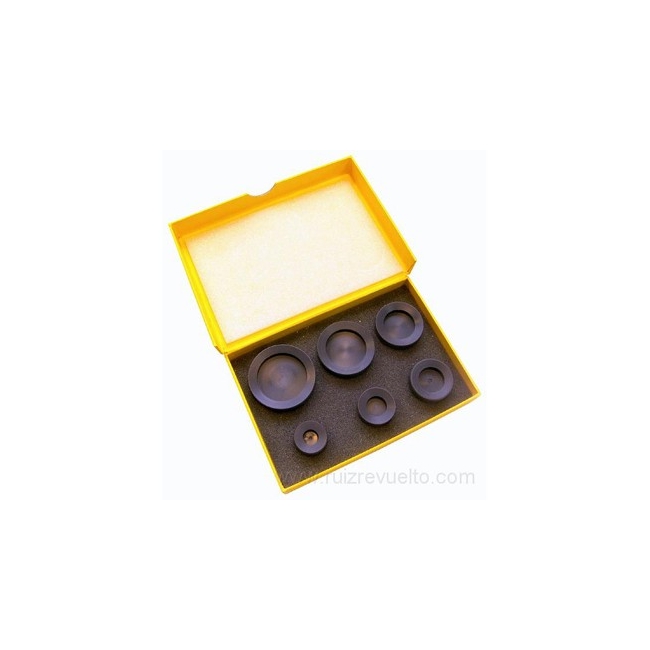 Tases bergeon 6527-6CP juego 6 pzas PVC huecos