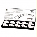 MSA 06.500 Juego 20 tases aro tension más ajuste presion