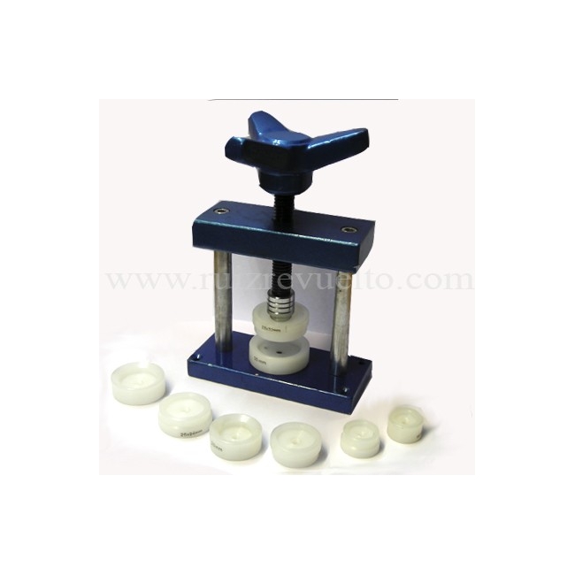 Prensa cerrar fondos con 8 tases