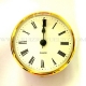 Reloj insertar 66 mm nº romanos bisel dorado