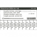 surtido 100 pz horquilla de armis 1.20 mm dm 21 a 30 mm