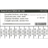 surtido 100 pz horquilla de armis 1.20 mm dm 21 a 30 mm