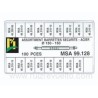 topes estuche DM 1.50 100 pc